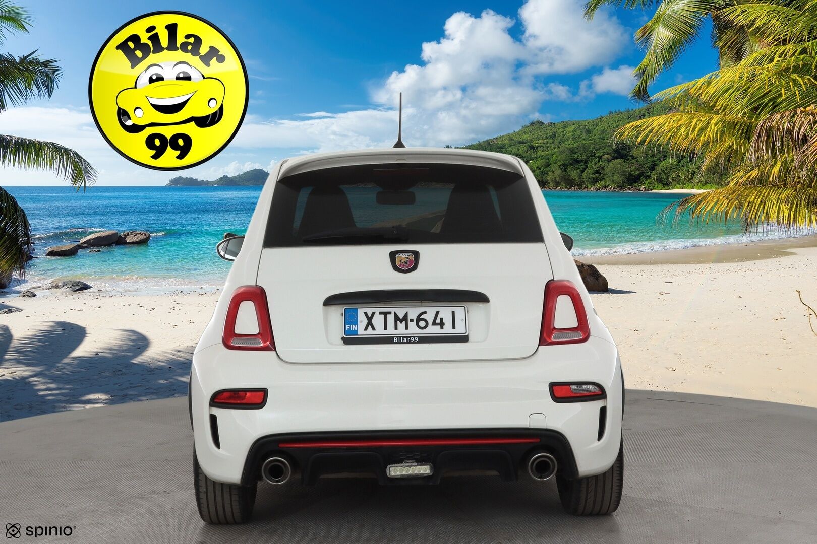 FIAT-ABARTH 500 2018 595 ABARTH * Sporttipenkit / Lohko+Sisä / Bluetooth / Digimittaristo / Ilmastointi * - Kahdet renkaat aluvanteilla - HULLUT AVAJAISHULINAT KORKOTARJOUS 3,29 %