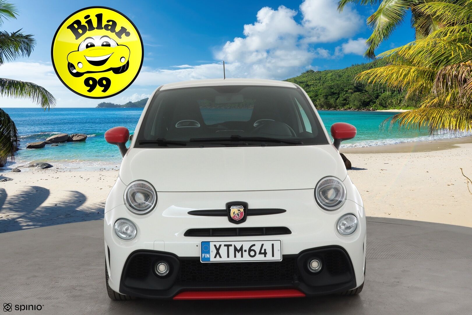 FIAT-ABARTH 500 2018 595 ABARTH * Sporttipenkit / Lohko+Sisä / Bluetooth / Digimittaristo / Ilmastointi * - Kahdet renkaat aluvanteilla - HULLUT AVAJAISHULINAT KORKOTARJOUS 3,29 %