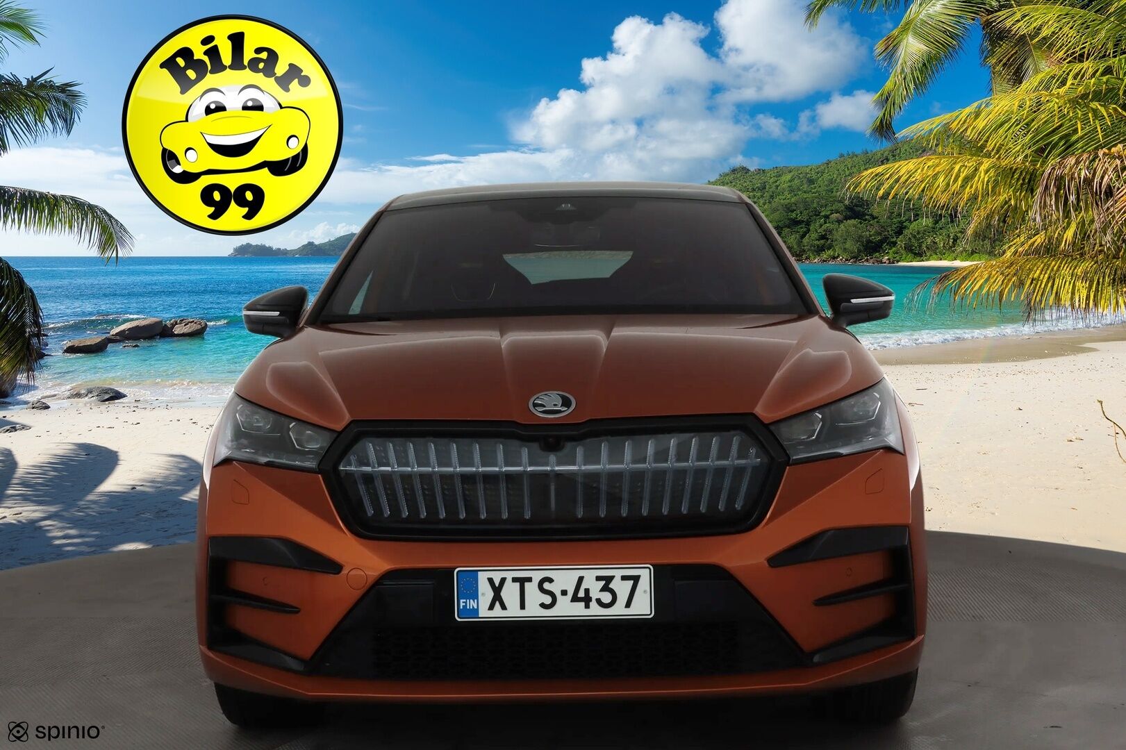 SKODA ENYAQ 2024 Coupe 85x 4x4 RS  * ILP / ACC / HUD / Muistipenkit / Koukku / Matrix-LED / 360-Kamera / Canton / Hierovapenkki* - Akku kuntotarkastettu SoH 98,5% / Merkkihuollettu / Nahat / 2x vanteet