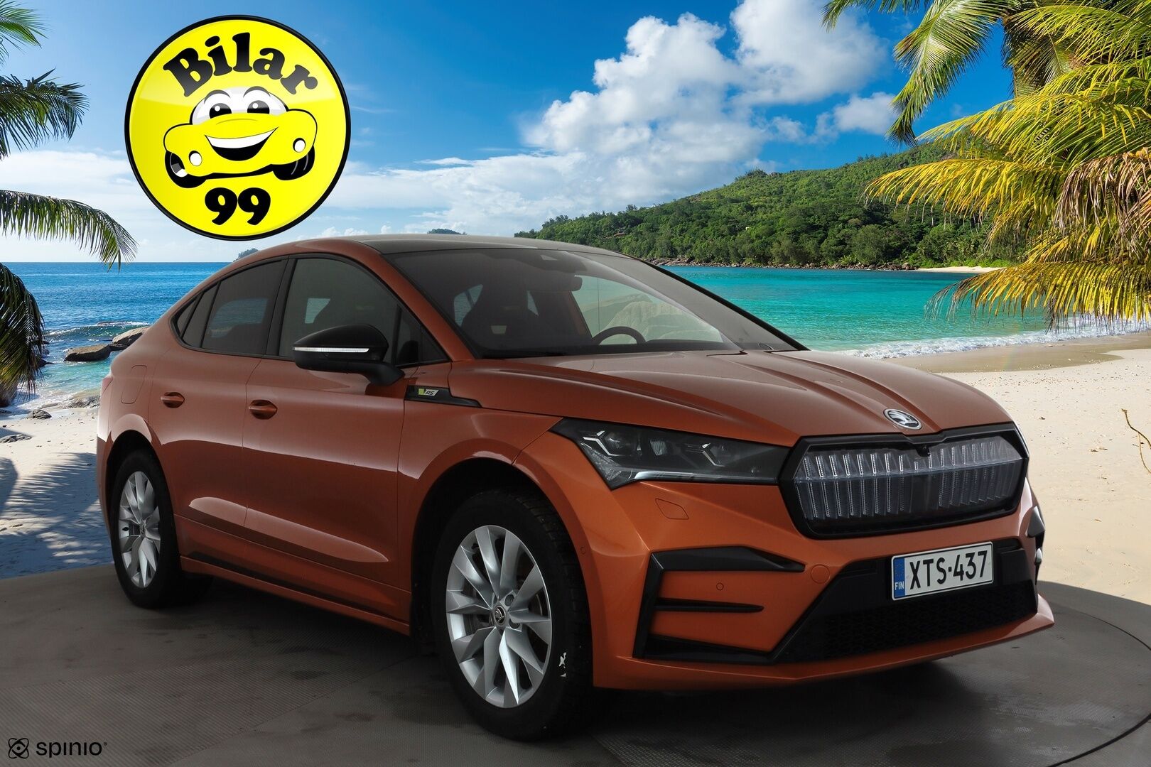 SKODA ENYAQ 2024 Coupe 85x 4x4 RS  * ILP / ACC / HUD / Muistipenkit / Koukku / Matrix-LED / 360-Kamera / Canton / Hierovapenkki* - Akuston esilämmitys / Akku kuntotarkastettu SoH 98,5% / Merkkihuollettu / Nahat / 2x vanteet