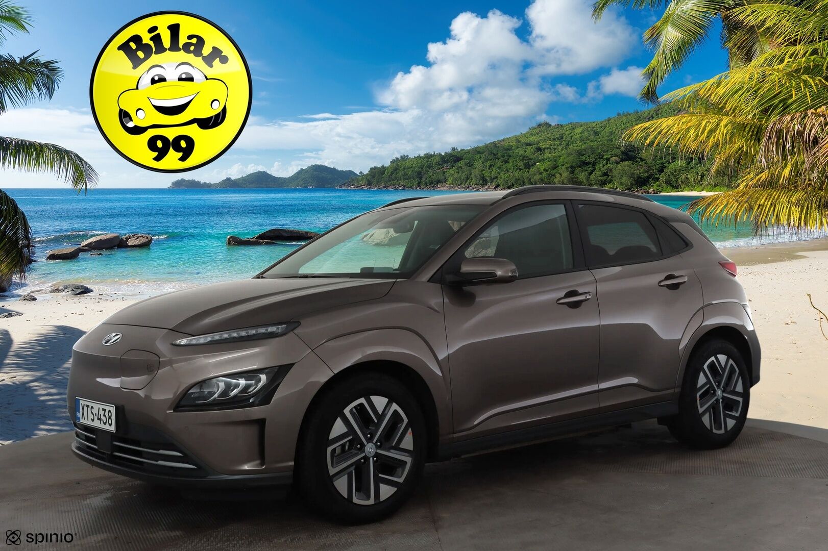 HYUNDAI KONA 2023 Prime Elektro 2WD * ACC / HUD / P.kamera / ILP / Krell / Ilmastoidut nahat / Keyless / Navi / LED / Sähköpenkit / Digimittaristo * - Akku kuntotarkastettu SoH 98,2% / Merkkihuollettu / Hyvät varusteet