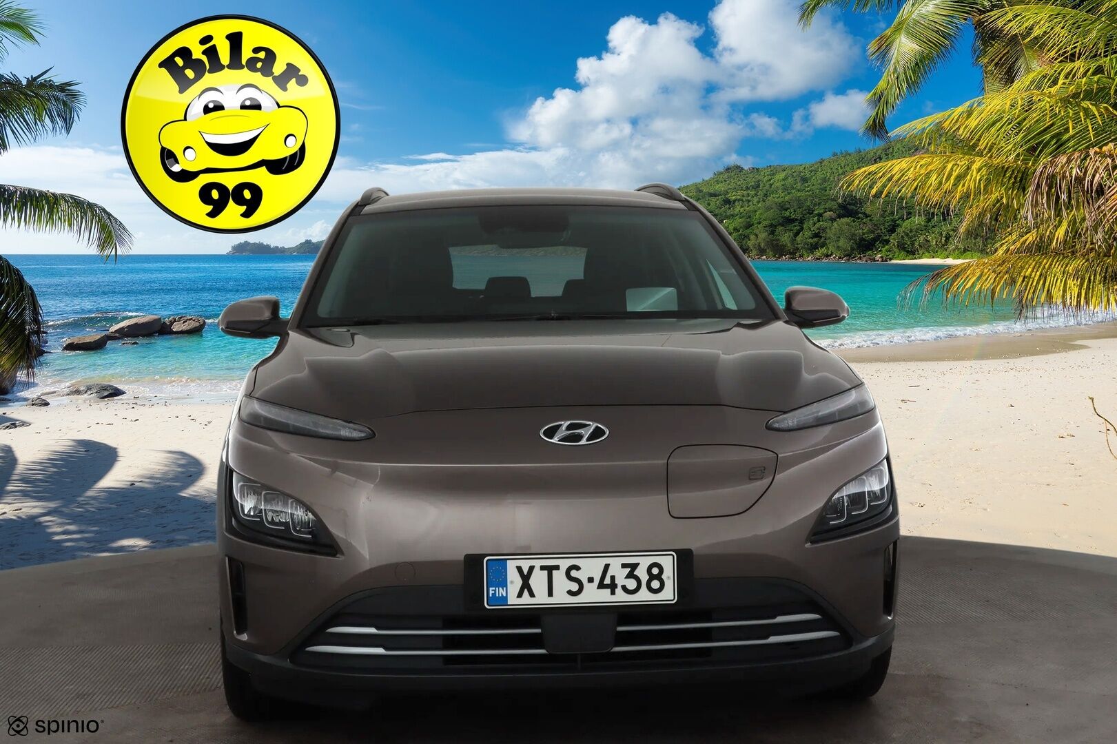 HYUNDAI KONA 2023 Prime Elektro 2WD * ACC / HUD / P.kamera / ILP / Krell / Ilmastoidut nahat / Keyless / Navi / LED / Sähköpenkit / Digimittaristo * - Akku kuntotarkastettu SoH 98,2% / Merkkihuollettu / Hyvät varusteet