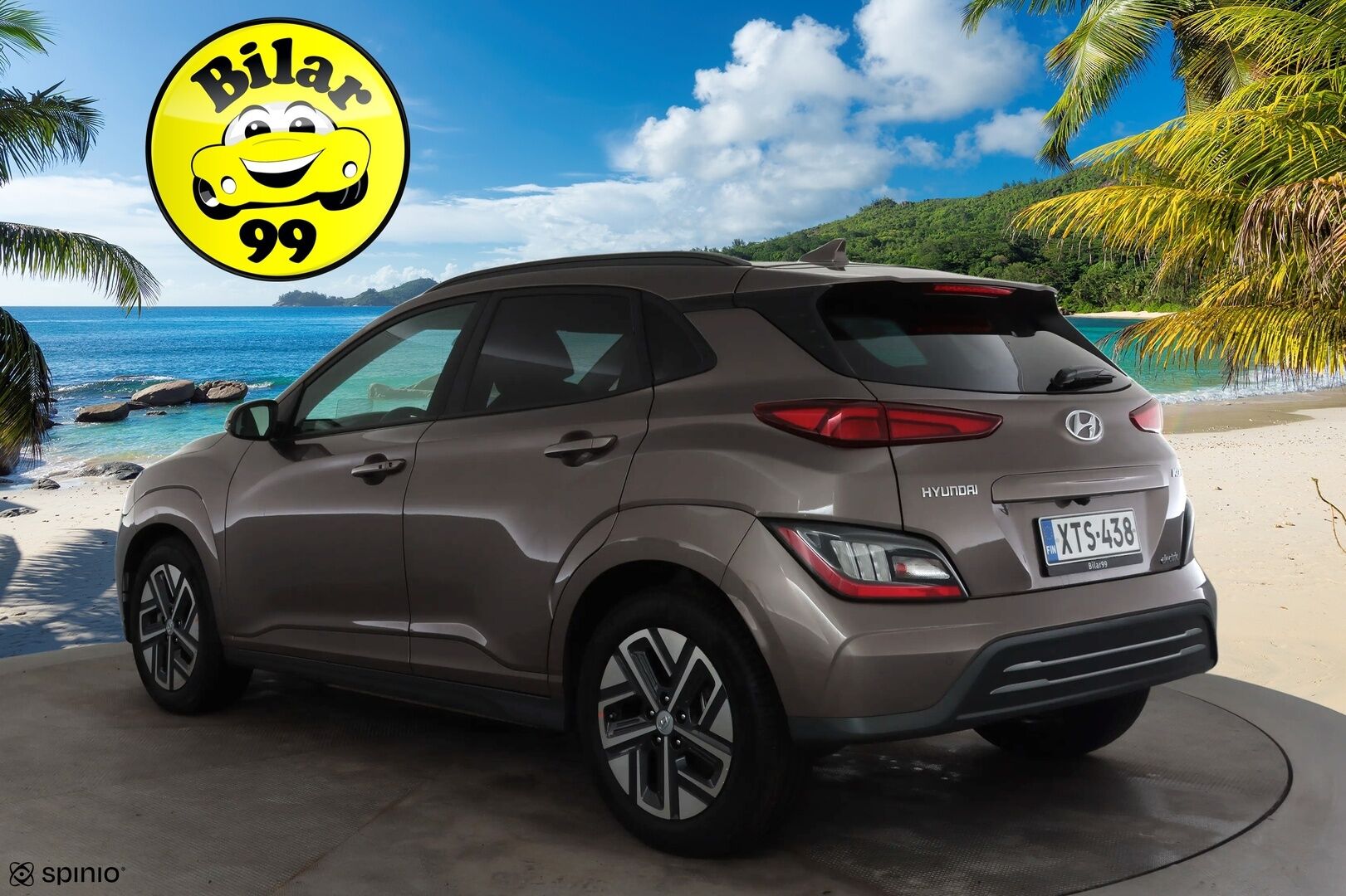HYUNDAI KONA 2023 Prime Elektro 2WD * ACC / HUD / P.kamera / ILP / Krell / Ilmastoidut nahat / Keyless / Navi / LED / Sähköpenkit / Digimittaristo * - Akku kuntotarkastettu SoH 98,2% / Merkkihuollettu / Hyvät varusteet