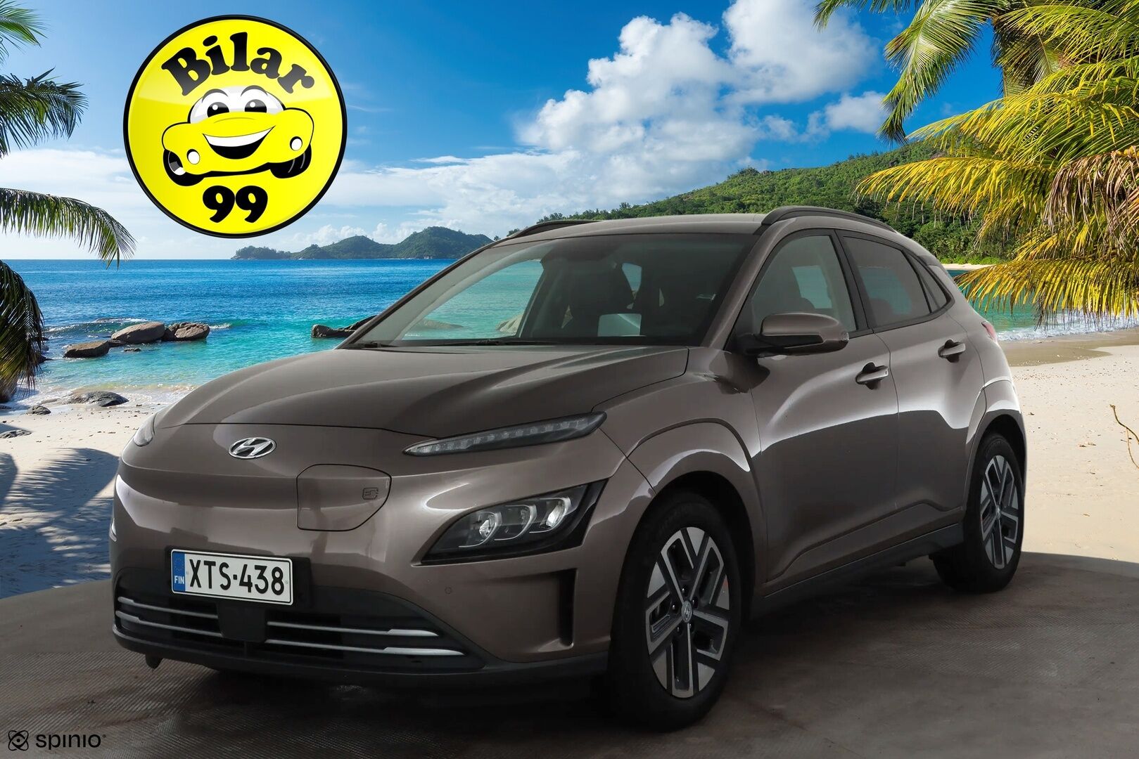 HYUNDAI KONA 2023 Prime Elektro 2WD * ACC / HUD / P.kamera / ILP / Krell / Ilmastoidut nahat / Keyless / Navi / LED / Sähköpenkit / Digimittaristo * - Akku kuntotarkastettu SoH 98,2% / Merkkihuollettu / Hyvät varusteet