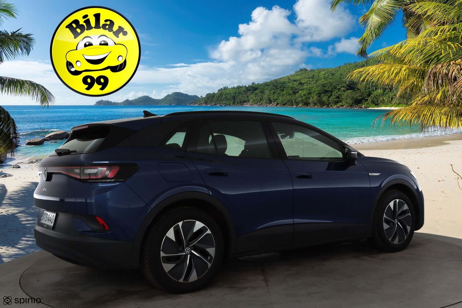 VOLKSWAGEN ID.4 2023 Pro Performance 150 kW * ACC / P.kamera / Muistipenkit hieronnalla / Koukku / Navi / LED / ILP / Keyless * - Akku kuntotarkastettu SoH 94,3% / Kahdet renkaat aluvanteilla / Merkkihuollettu