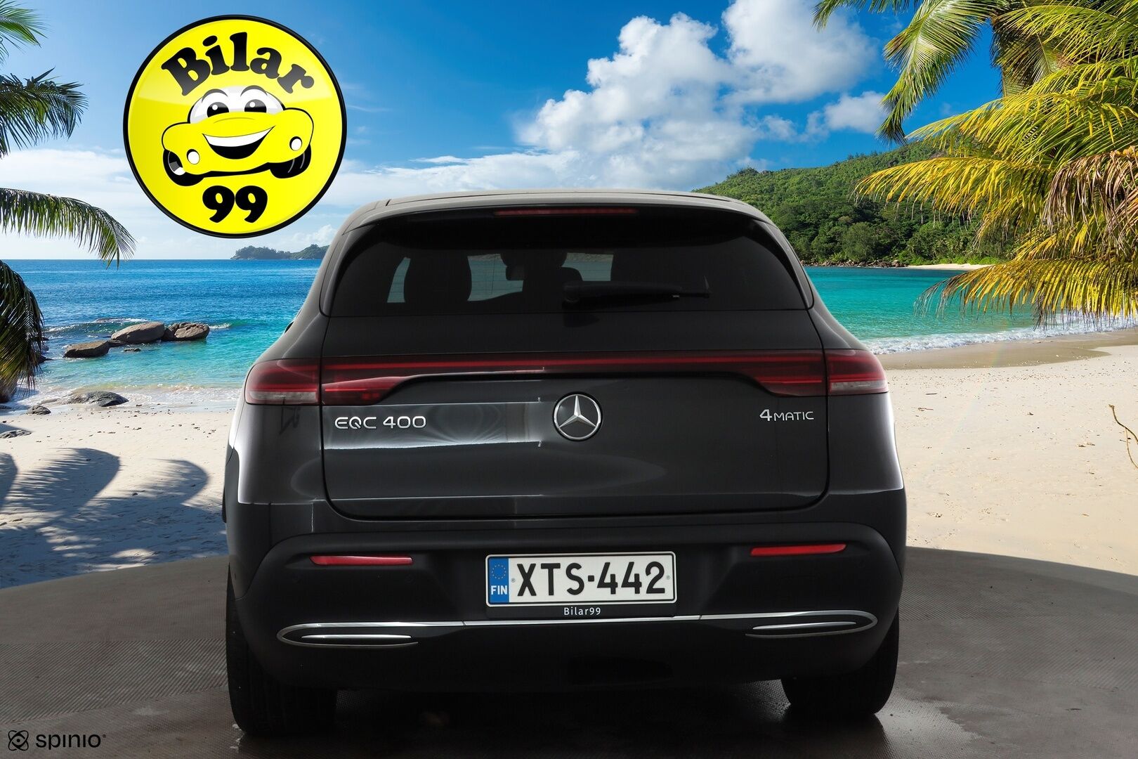 MERCEDES-BENZ EQC 2023 400 * Distronic+ / HUD / P.kamera / Midline / Lasikattoluukku / Koukku / Multibeam / Widescreen / Keyless / Navi * - Akku kuntotarkastettu SoH 95,4% / Kahdet renkaat aluvanteilla / Merkkihuollettu - HULLUT AVAJAISHULINAT KORKOTARJOUS 3,29 %