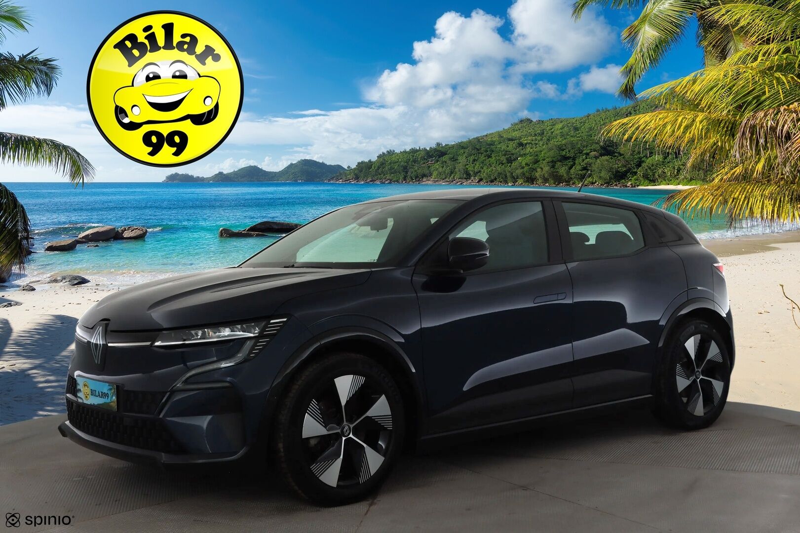 RENAULT MEGANE 2022 E-Tech electric 60kWh 220hv Evolution * ACC / Koukku / P.kamera / ILP / LED / Navi / Keyless * - Kahdet renkaat aluvanteilla / Merkkihuollot / - HULLUT AVAJAISHULINAT KORKOTARJOUS 3,29 %