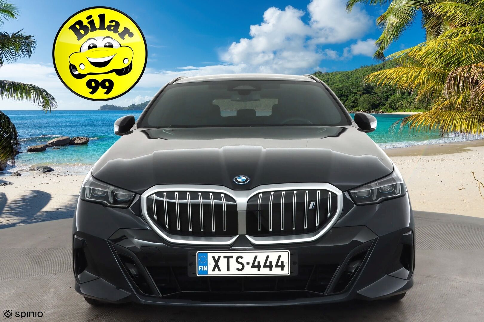 BMW I5 2024 G61 Touring eDrive40 M Sport * ACC / P.kamera / Adapt.LED / Akuston esilämmitys / Comfort Access / Navi * - Kahdet renkaat aluvanteilla
