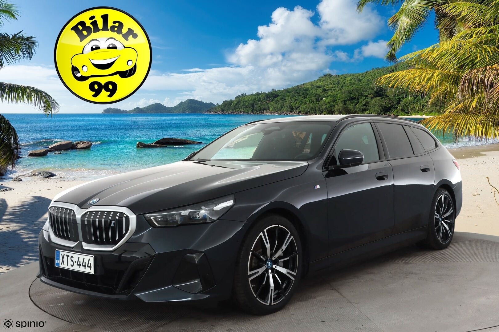 BMW I5 2024 G61 Touring eDrive40 M Sport * ACC / P.kamera / Adapt.LED / Akuston esilämmitys / Comfort Access / Navi * - Kahdet renkaat aluvanteilla