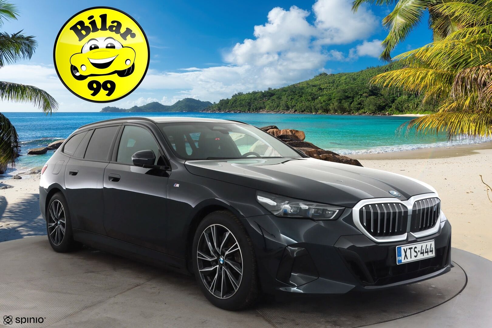 BMW I5 2024 G61 Touring eDrive40 M Sport * ACC / P.kamera / Adapt.LED / Akuston esilämmitys / Comfort Access / Navi * - Kahdet renkaat aluvanteilla