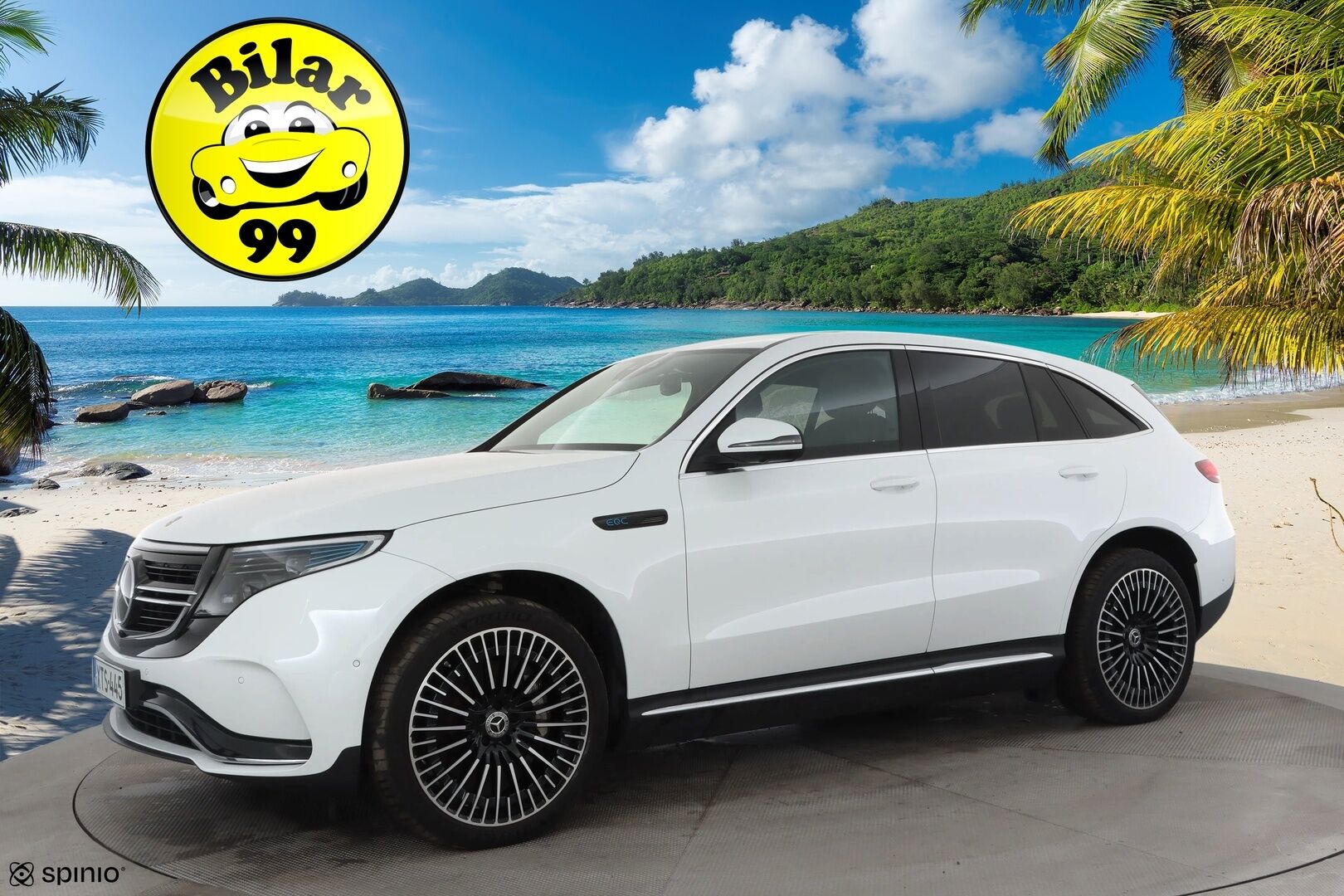 MERCEDES-BENZ EQC 2022 400 4Matic Edition AMG ** Distronic / Kattoluukku / HUD / Nahat / 360 / Vetokoukku ** 