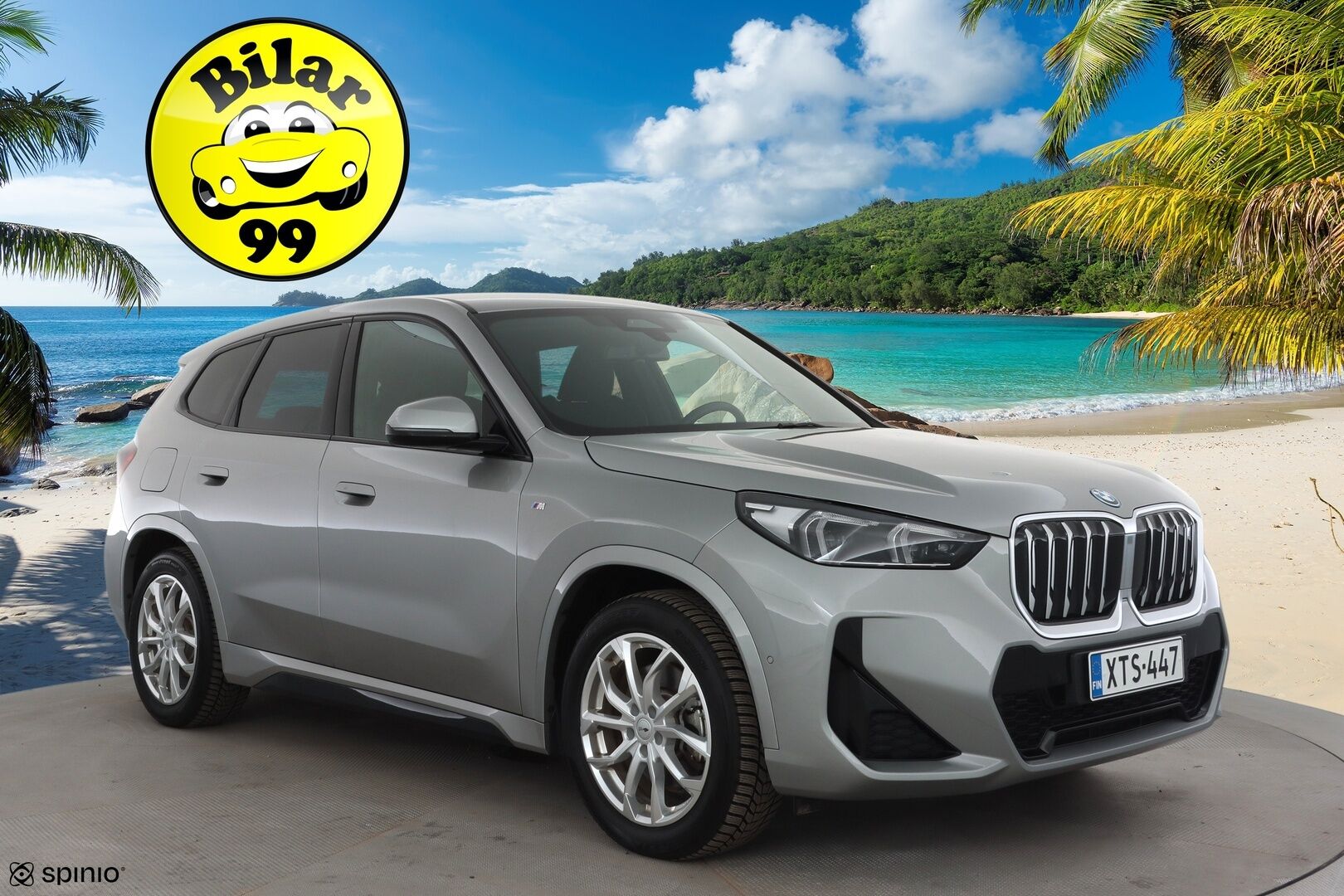 BMW IX1 2024 30 xDrive M Sport * ACC / Adapt.LED / Comfort Access / P.kamera / Koukku / Sähköluukku / Navi / Sporttipenkit / Akuston esilämmitys * - Kahdet renkaat aluvanteilla / Merkkihuollettu