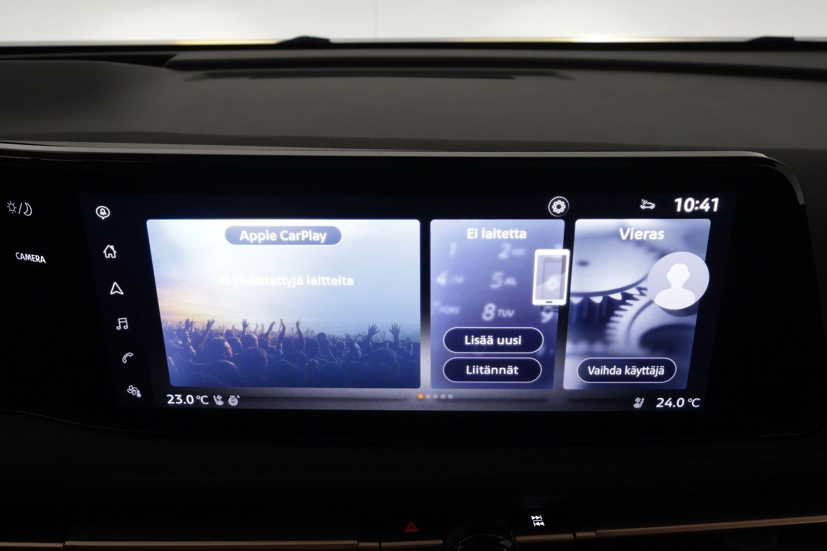 NISSAN ARIYA 2023 87kWh Evolve 2WD 22kw charger * Lämpöpumppu / Bose Audio / Adapt.Vakkari / Panoraama / HUD / Muistipenkit / LED - Merkkihuollot / Akku kuntotarkastettu SoH 98,9% / 2x Latauskaapelit / Kahdet renkaat aluvanteilla / Supervarusteet! - HULLUT AVAJAISHULINAT KORKOTARJOUS 3,29 %