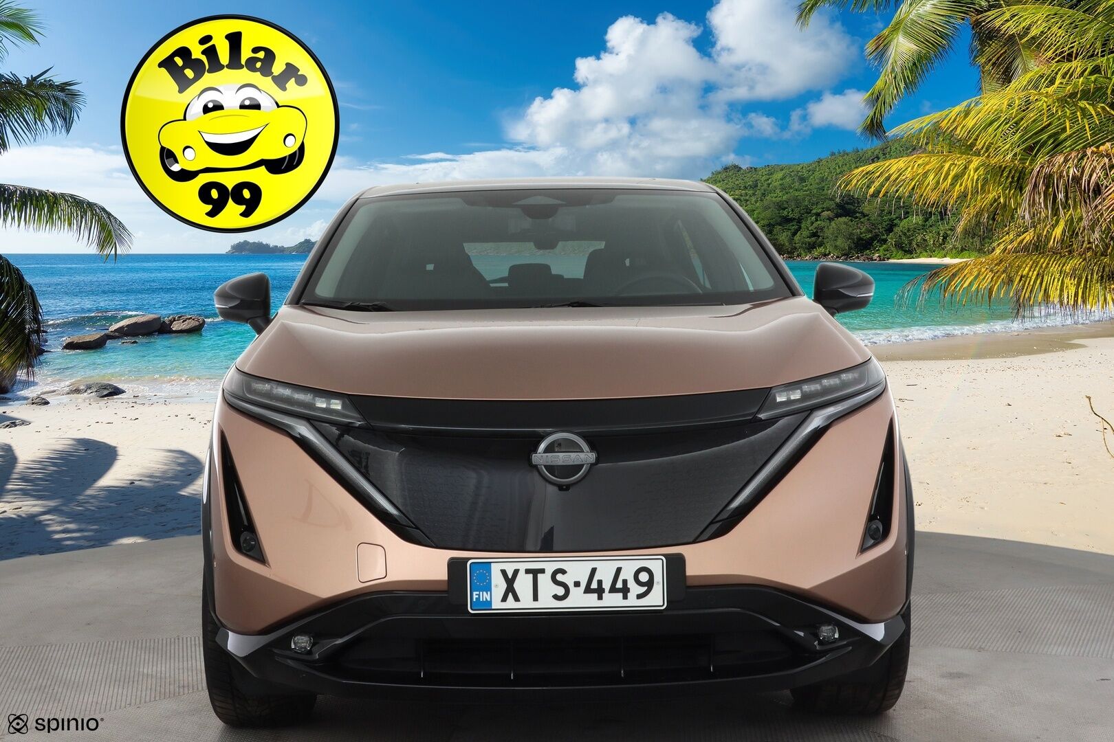 NISSAN ARIYA 2023 87kWh Evolve 2WD 22kw charger * Lämpöpumppu / Bose Audio / Adapt.Vakkari / Panoraama / HUD / Muistipenkit / LED - Merkkihuollot / Akku kuntotarkastettu SoH 98,9% / 2x Latauskaapelit / Kahdet renkaat aluvanteilla / Supervarusteet! - HULLUT AVAJAISHULINAT KORKOTARJOUS 3,29 %