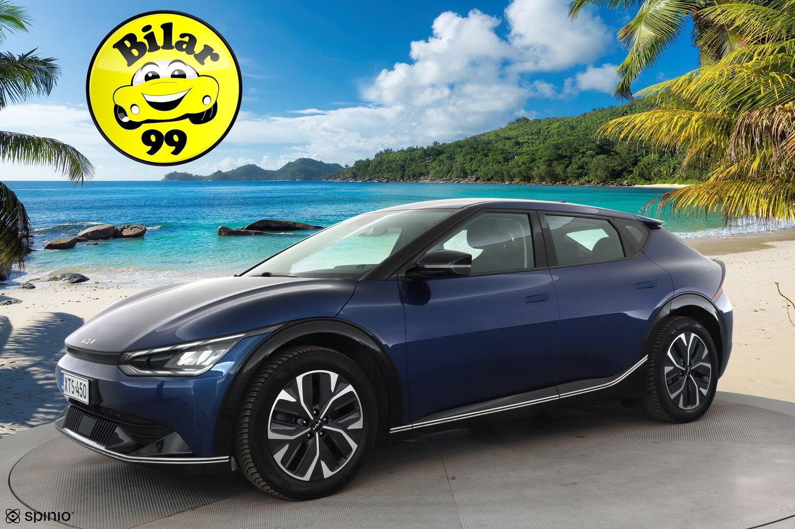 KIA EV6 2023 RWD 77.4 kWh * ACC / P.kamera / ILP / Navi / LED / Nahat / Keyless / Sähköluukku * - Merkkihuollettu