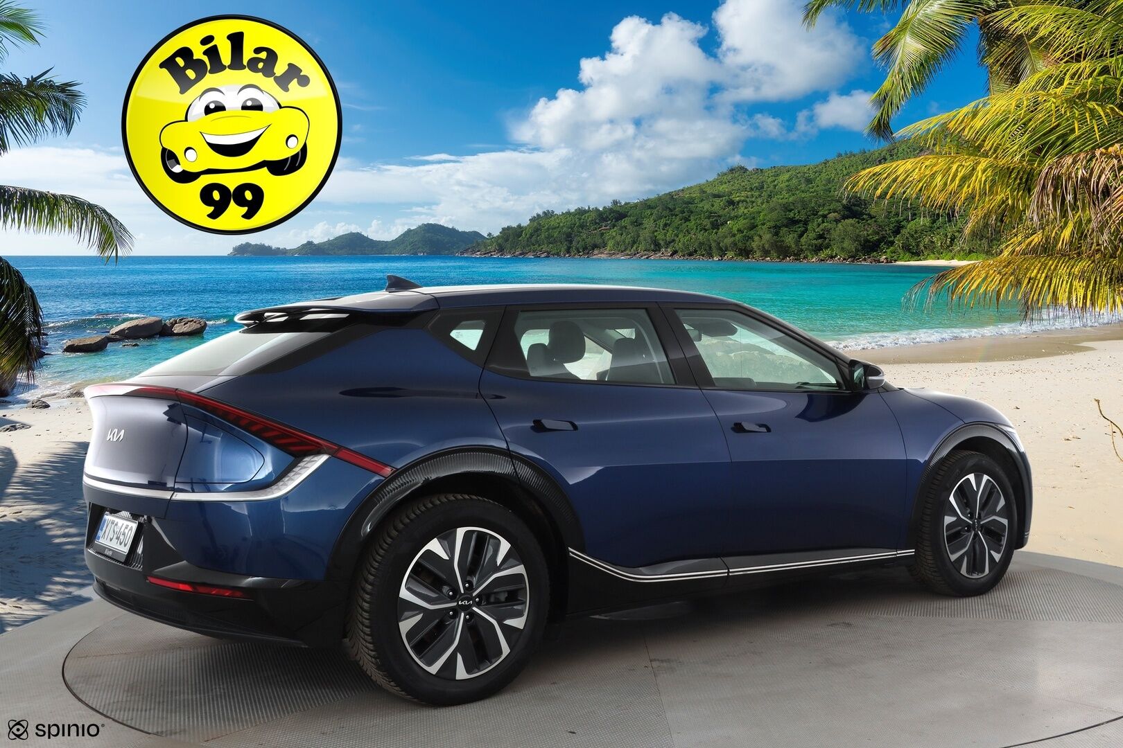 KIA EV6 2023 RWD 77.4 kWh * ACC / P.kamera / ILP / Navi / LED / Nahat / Keyless / Sähköluukku * - Merkkihuollettu