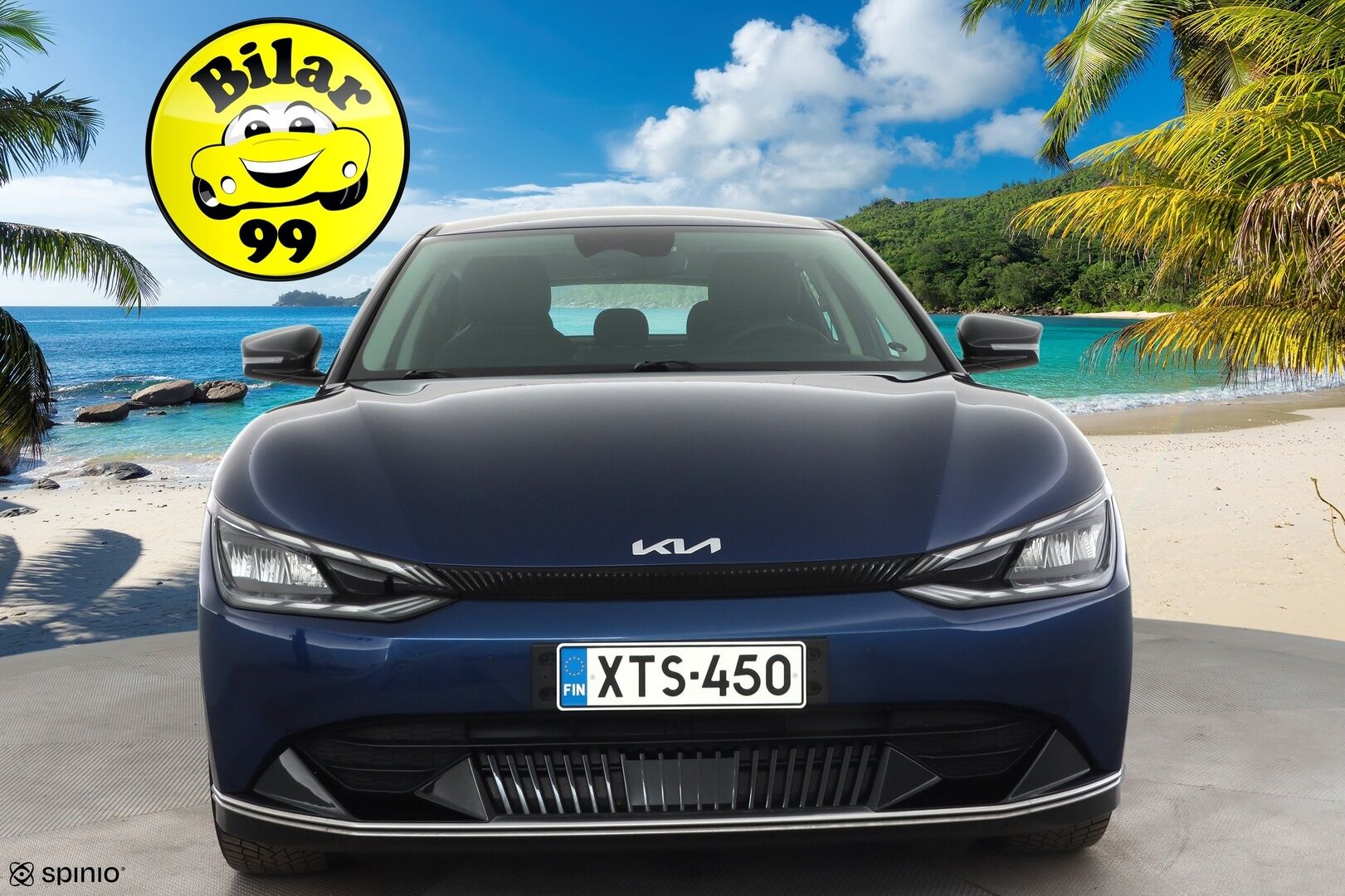 KIA EV6 2023 RWD 77.4 kWh * ACC / P.kamera / ILP / Navi / LED / Nahat / Keyless / Sähköluukku * - Merkkihuollettu