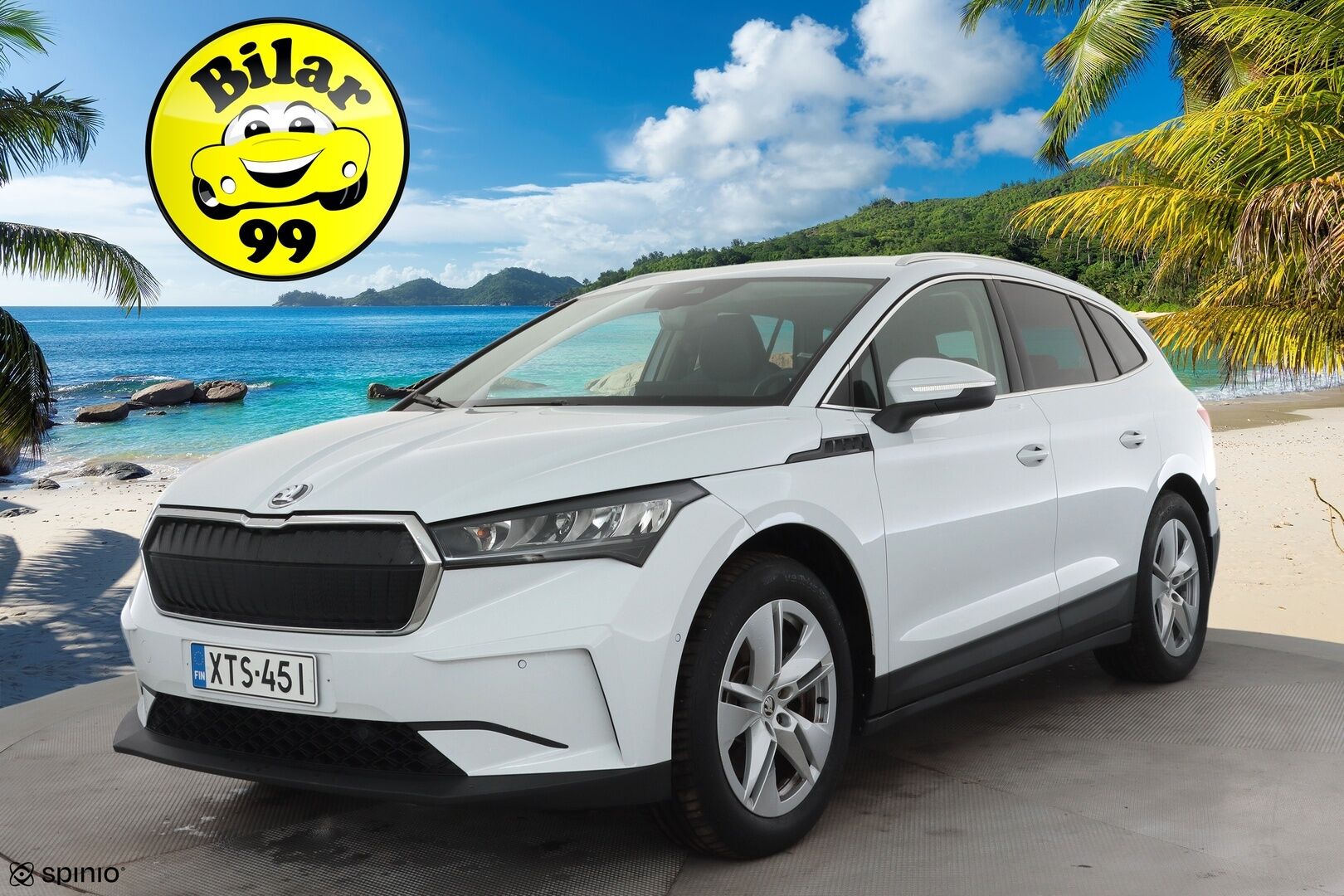 SKODA ENYAQ 2022 80iV / ACC / ILP / P.kamera / Keyless / Apple&Android / Digimittaristo / LED /  3-alueinen ilmastointi * - Merkkihuollettu /  Kahdet Renkaat