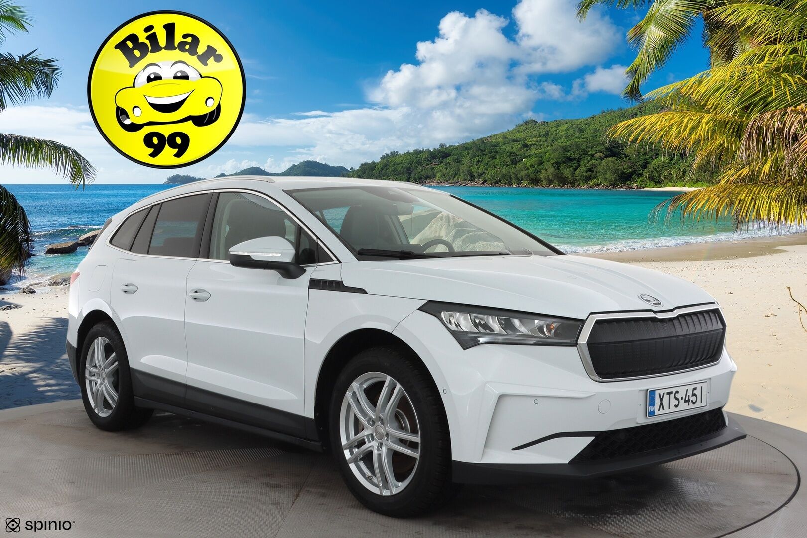 SKODA ENYAQ 2022 80iV / ACC / ILP / P.kamera / Keyless / Apple&Android / Digimittaristo / LED /  3-alueinen ilmastointi * - Merkkihuollettu /  Kahdet Renkaat