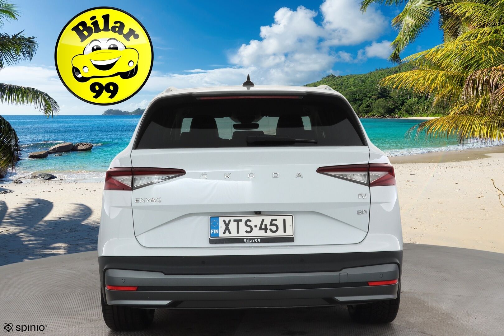 SKODA ENYAQ 2022 80iV / ACC / ILP / P.kamera / Keyless / Apple&Android / Digimittaristo / LED /  3-alueinen ilmastointi * - Merkkihuollettu /  Kahdet Renkaat