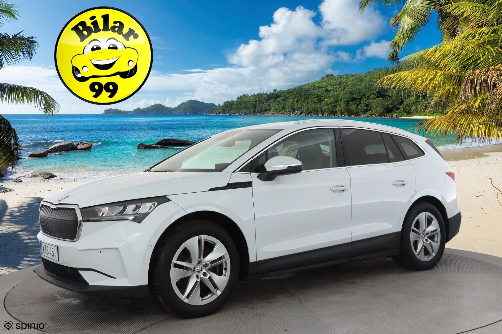 SKODA ENYAQ 2022 80iV / ACC / ILP / P.kamera / Keyless / Apple&Android / Digimittaristo / LED /  3-alueinen ilmastointi * - Merkkihuollettu /  Kahdet Renkaat