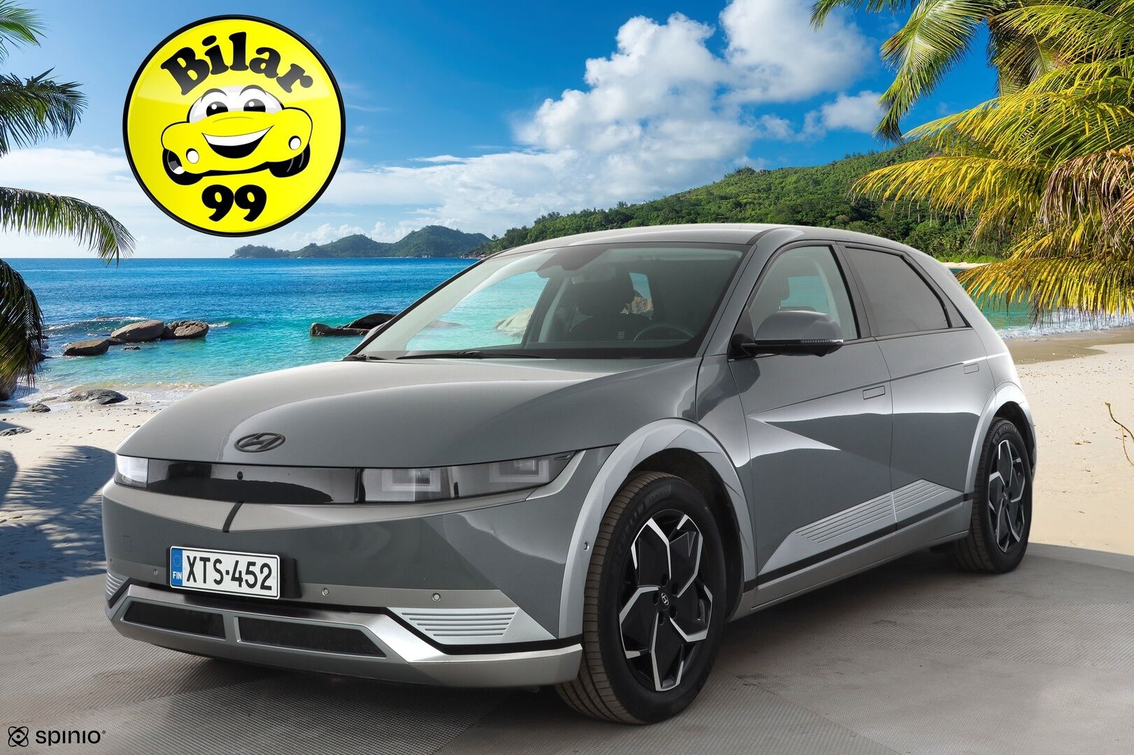 HYUNDAI IONIQ 5 2023 4WD 72.6 kWh Dynamique * ACC / P.kamera / ILP / Koukku / Navi / LED / Keyless / Sähköpenkki * - Merkkihuollettu / Akku kuntotarkastettu SoH 97,7%