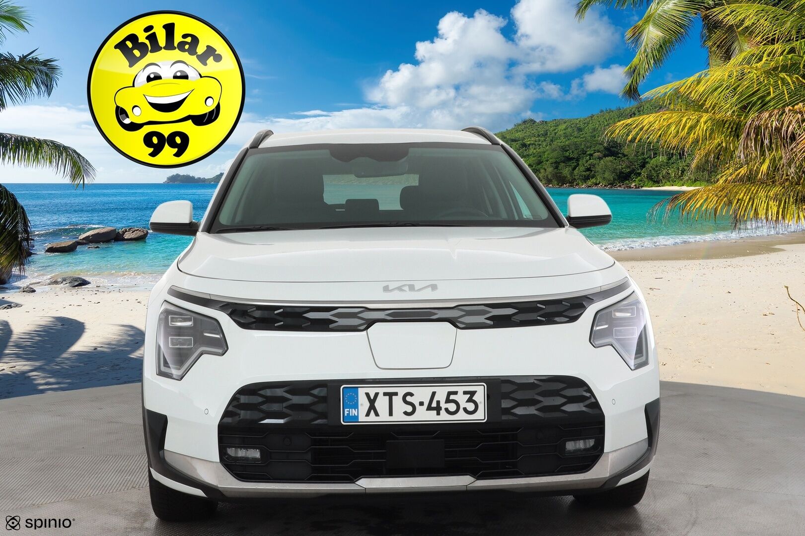 KIA NIRO 2023 Vision * ACC / P.kamera / ILP / Koukku / Navi / LED / Sähköpenkki / Keyless * - Kahdet renkaat aluvanteilla / Merkkihuollettu