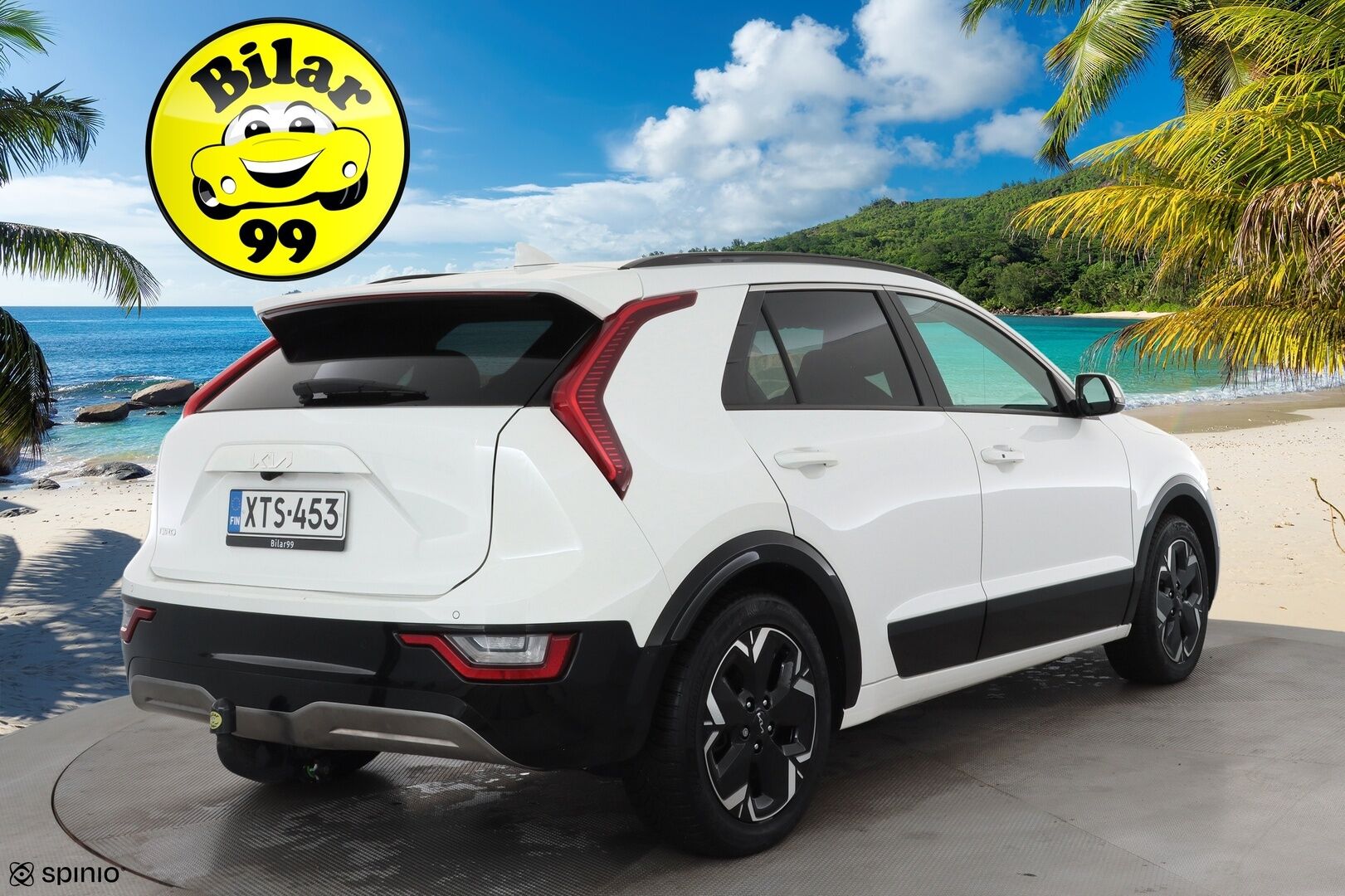 KIA NIRO 2023 Vision * ACC / P.kamera / ILP / Koukku / Navi / LED / Sähköpenkki / Keyless * - Kahdet renkaat aluvanteilla / Merkkihuollettu