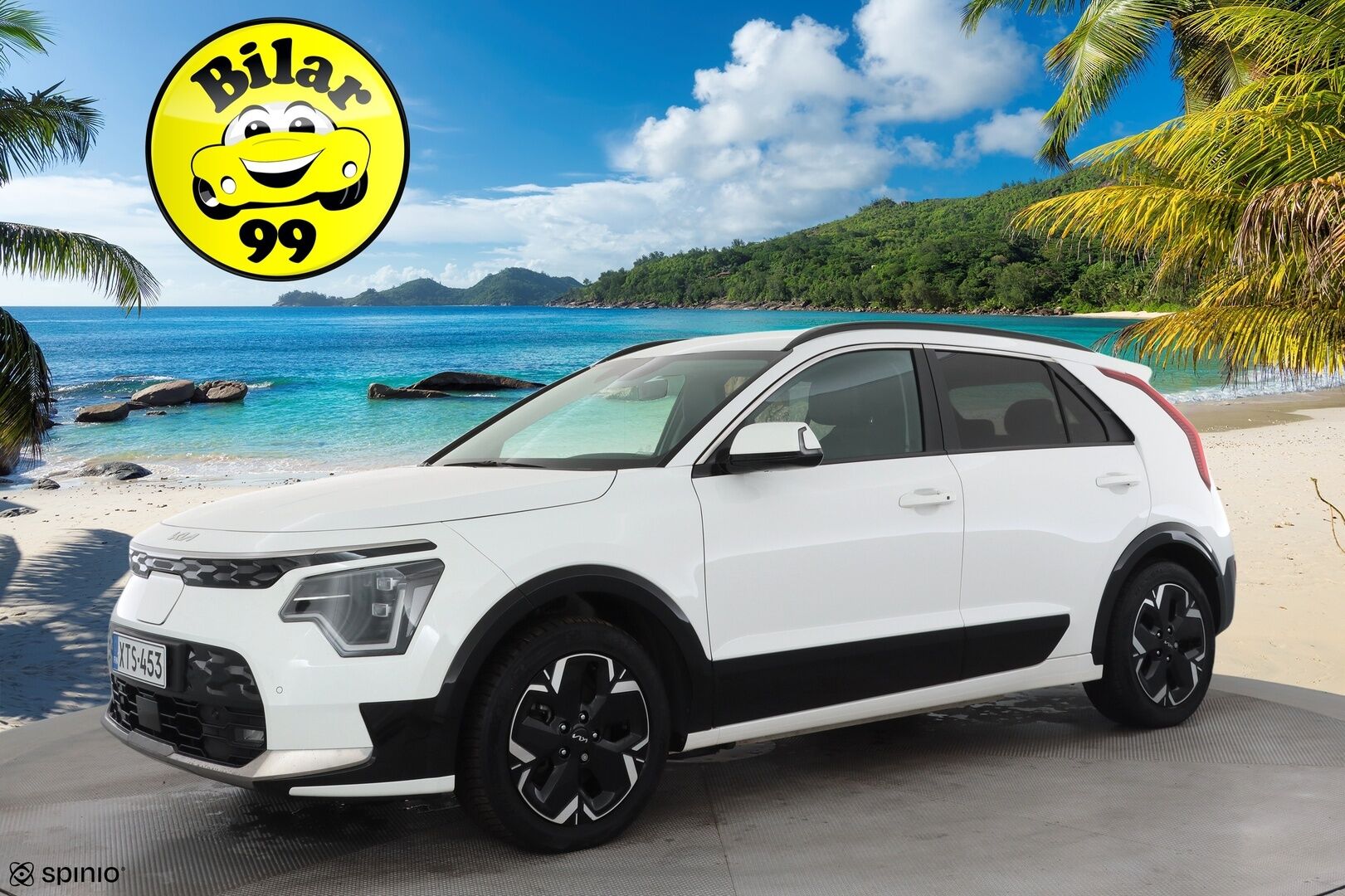 KIA NIRO 2023 Vision * ACC / P.kamera / ILP / Koukku / Navi / LED / Sähköpenkki / Keyless * - Kahdet renkaat aluvanteilla / Merkkihuollettu