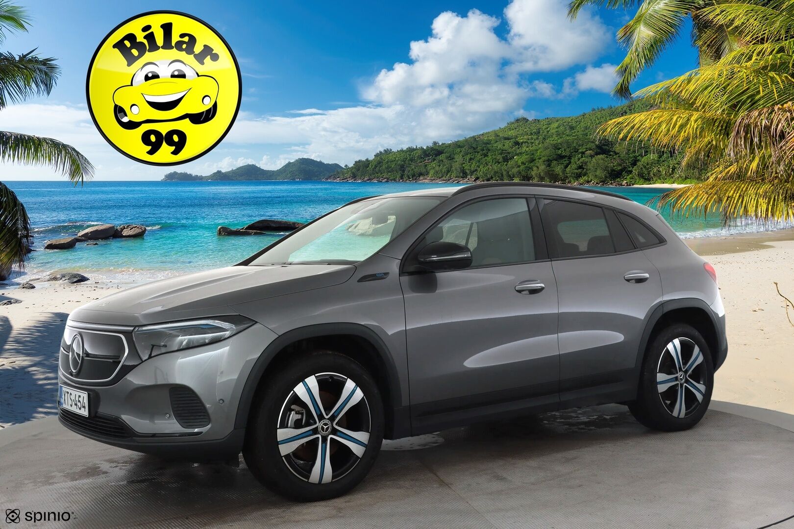 MERCEDES-BENZ EQA 2022 350 4Matic Electric Art  * Distronic Plus / HUD / Panorama / Koukku / Muistipenkki / LED High performance *