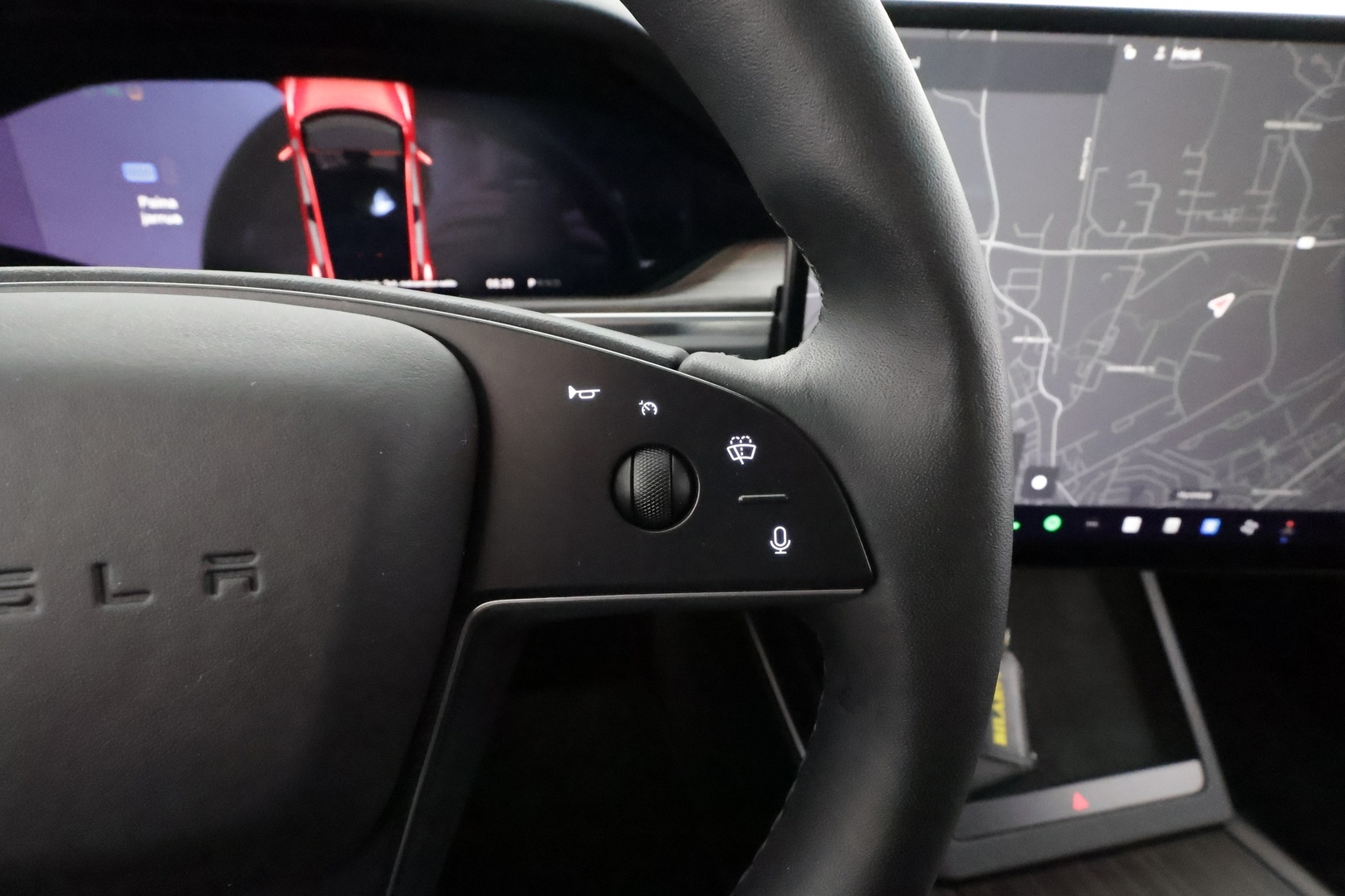 TESLA MODEL S 2023 Long Range Dual Motor * Koukku / ILP / Matrix LED / Viihdenäyttö / Ilma-alusta / Lasikatto / Premium Audio / Parannettu autopilot * - Ilmastoidut nahat 