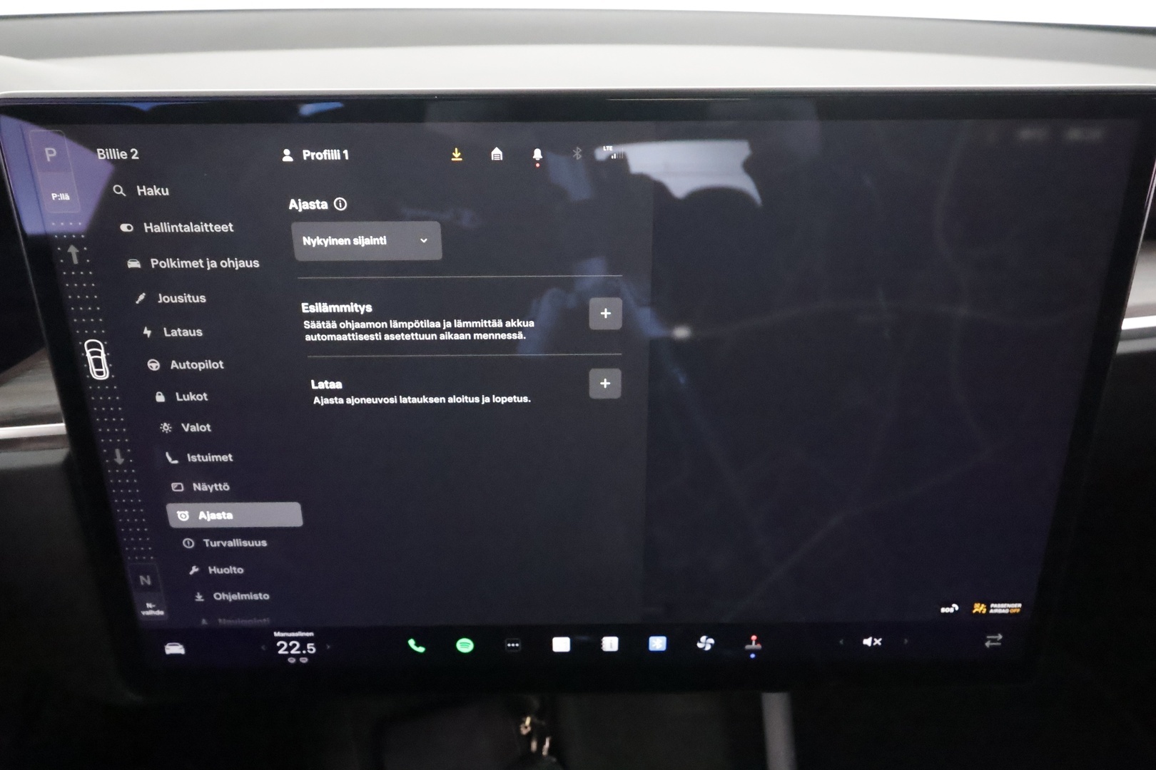 TESLA MODEL S 2023 Long Range Dual Motor * Koukku / ILP / Matrix LED / Viihdenäyttö / Ilma-alusta / Lasikatto / Premium Audio / Parannettu autopilot * - Ilmastoidut nahat 
