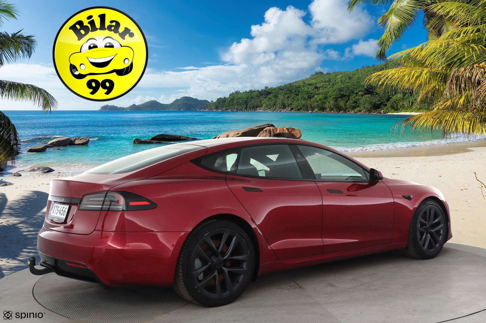 TESLA MODEL S 2023 Long Range Dual Motor * Koukku / ILP / Matrix LED / Viihdenäyttö / Ilma-alusta / Lasikatto / Premium Audio / Parannettu autopilot * - Ilmastoidut nahat 