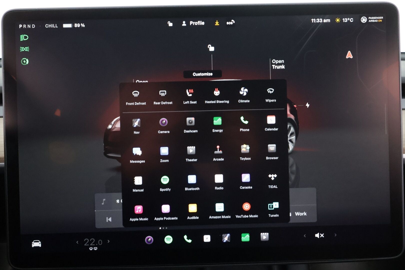 TESLA MODEL Y 2022 Performance * ILP / ACC / Lasikatto / Premium Audio / P.Kamera / Matrix-LED / Muistipenkki / Kaistavahti * - 2x Latauskaapelit / Kahdet renkaat aluvanteilla 