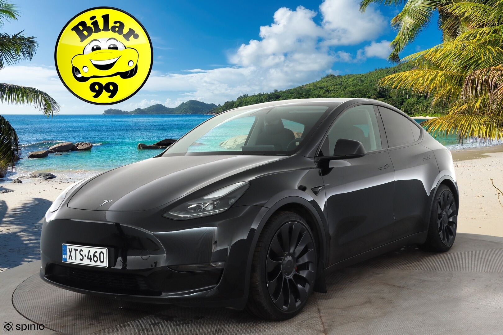 TESLA MODEL Y 2022 Performance * ILP / ACC / Lasikatto / Premium Audio / P.Kamera / Matrix-LED / Muistipenkki / Kaistavahti * - 2x Latauskaapelit / Kahdet renkaat aluvanteilla 