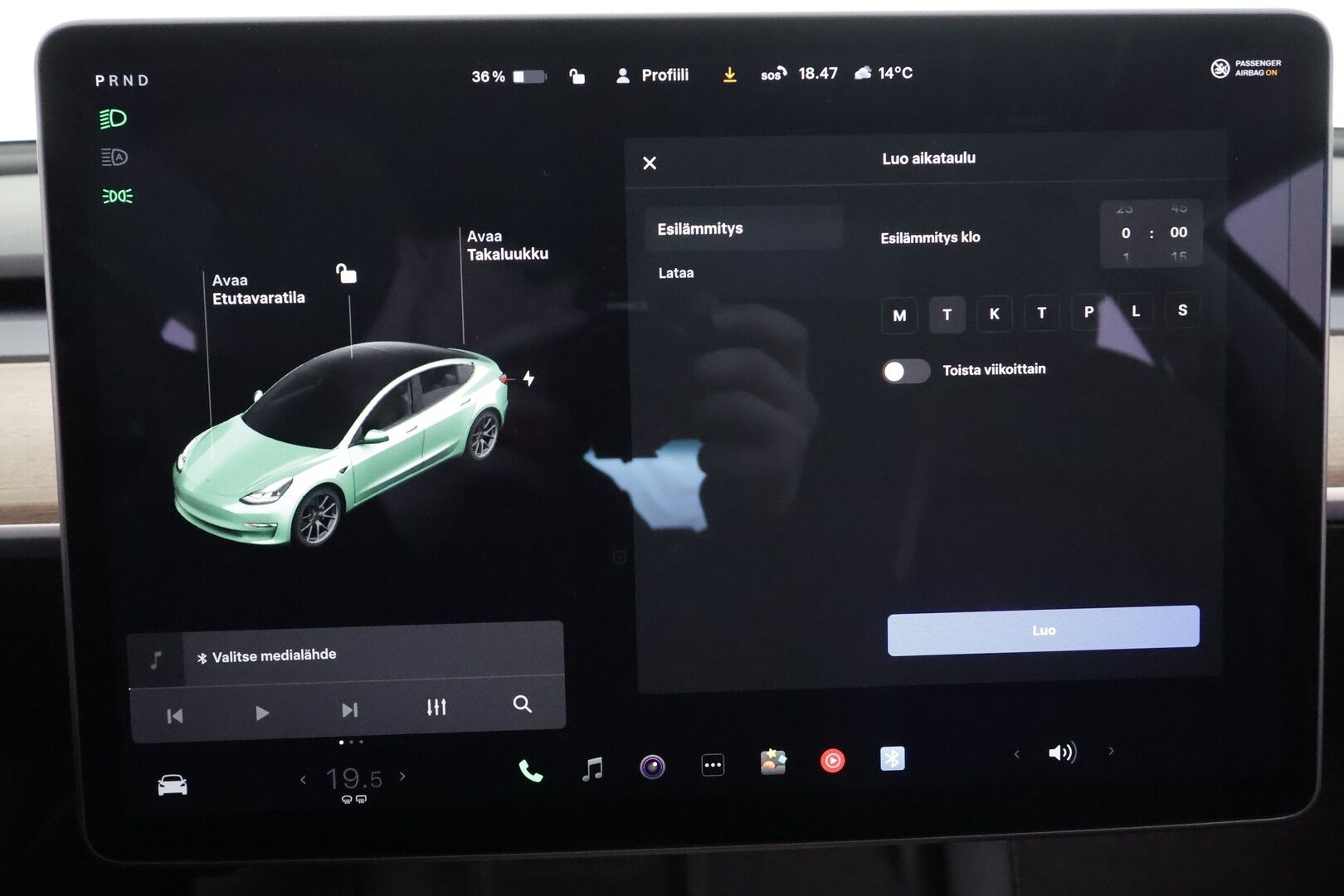 TESLA MODEL 3 2021 Long Range Dual Motor * Lasikatto / ILP / ACC / Matrix-LED / Muistipenkki / P.kamera / Premium Audio / Navi * - HULLUT AVAJAISHULINAT KORKOTARJOUS 3,29 %