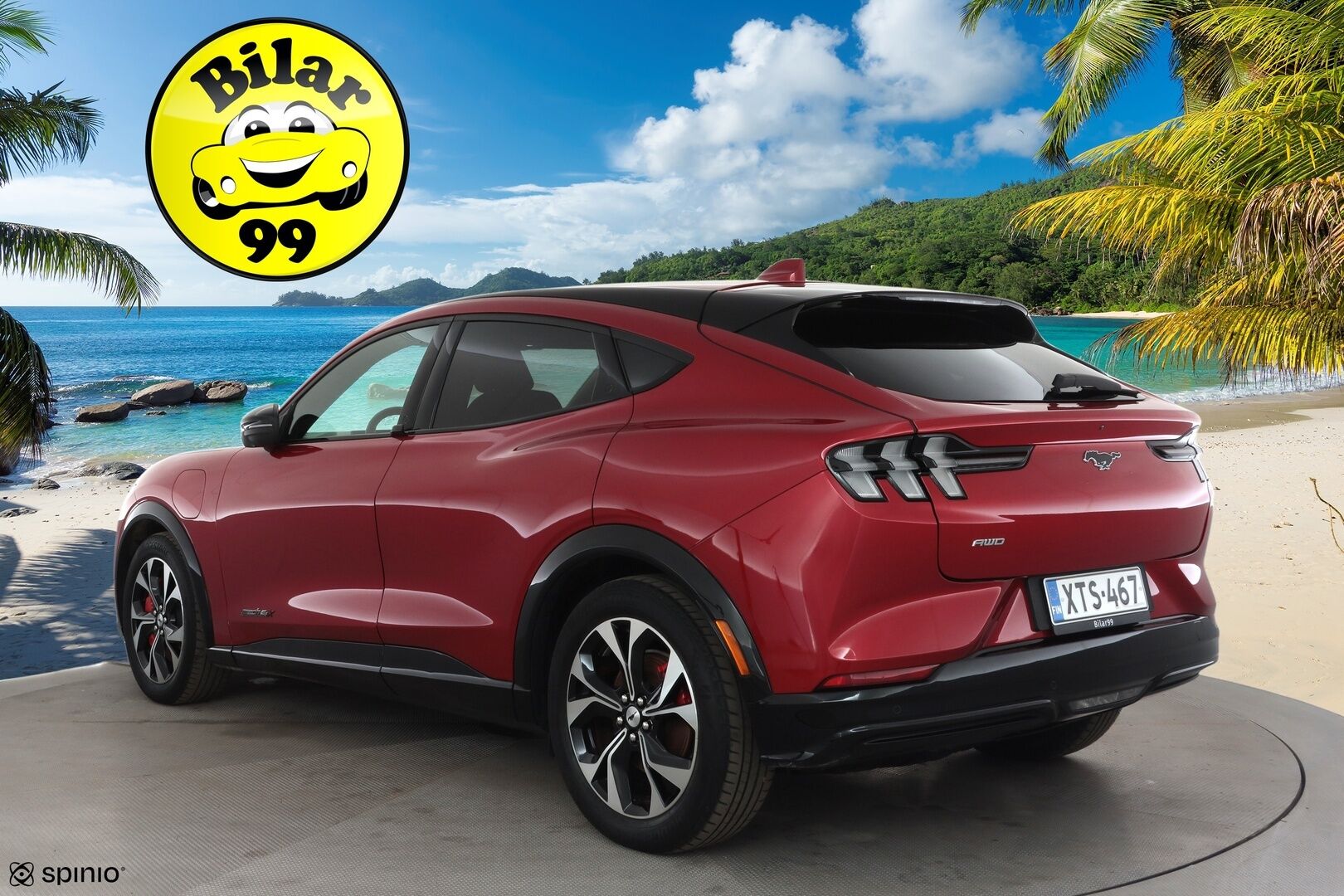 FORD MUSTANG MACH-E 2022 AWD 351 * Koukku / ACC / LED / Muistipenkki / P.Kamera / Kaistavahti / Navi / Keyless * - Merkkihuollot