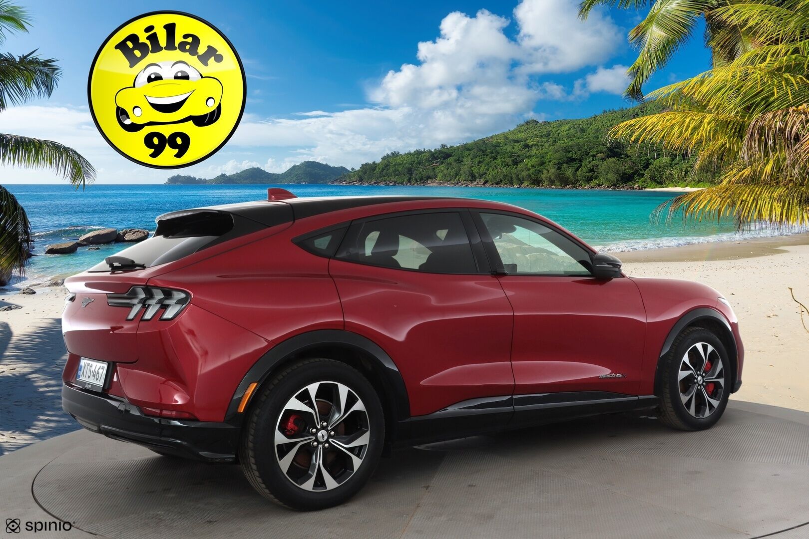 FORD MUSTANG MACH-E 2022 AWD 351 * Koukku / ACC / LED / Muistipenkki / P.Kamera / Kaistavahti / Navi / Keyless * - Merkkihuollot