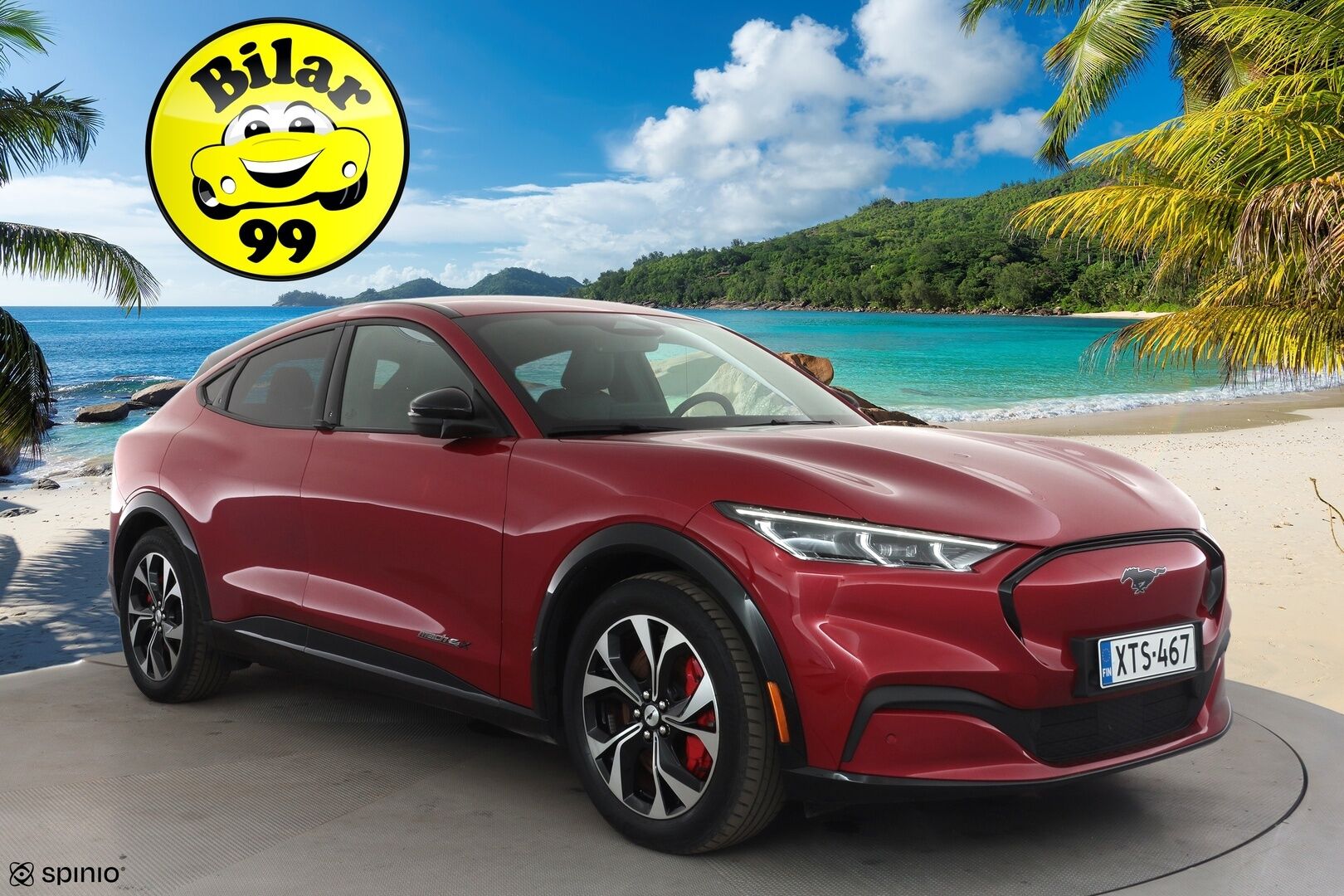 FORD MUSTANG MACH-E 2022 AWD 351 * Koukku / ACC / LED / Muistipenkki / P.Kamera / Kaistavahti / Navi / Keyless * - Merkkihuollot