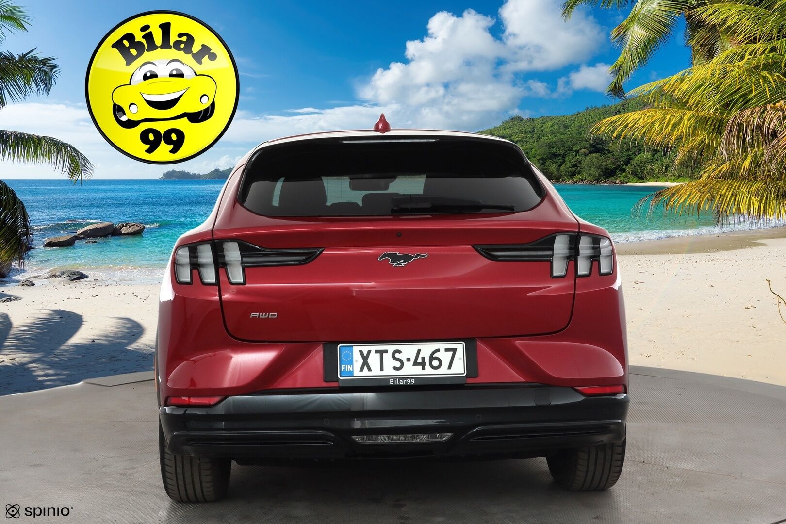 FORD MUSTANG MACH-E 2022 AWD 351 * Koukku / ACC / LED / Muistipenkki / P.Kamera / Kaistavahti / Navi / Keyless * - Merkkihuollot