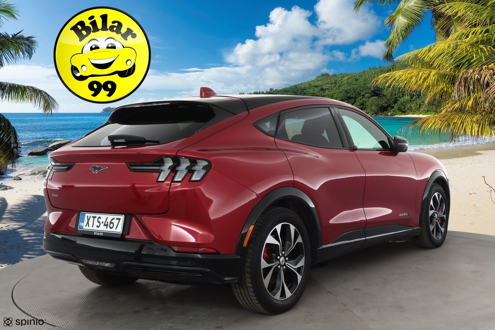 FORD MUSTANG MACH-E 2022 AWD 351 * Koukku / ACC / LED / Muistipenkki / P.Kamera / Kaistavahti / Navi / Keyless * - Merkkihuollot