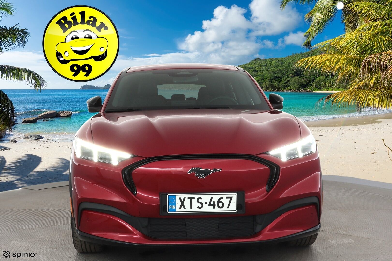 FORD MUSTANG MACH-E 2022 AWD 351 * Koukku / ACC / LED / Muistipenkki / P.Kamera / Kaistavahti / Navi / Keyless * - Merkkihuollot