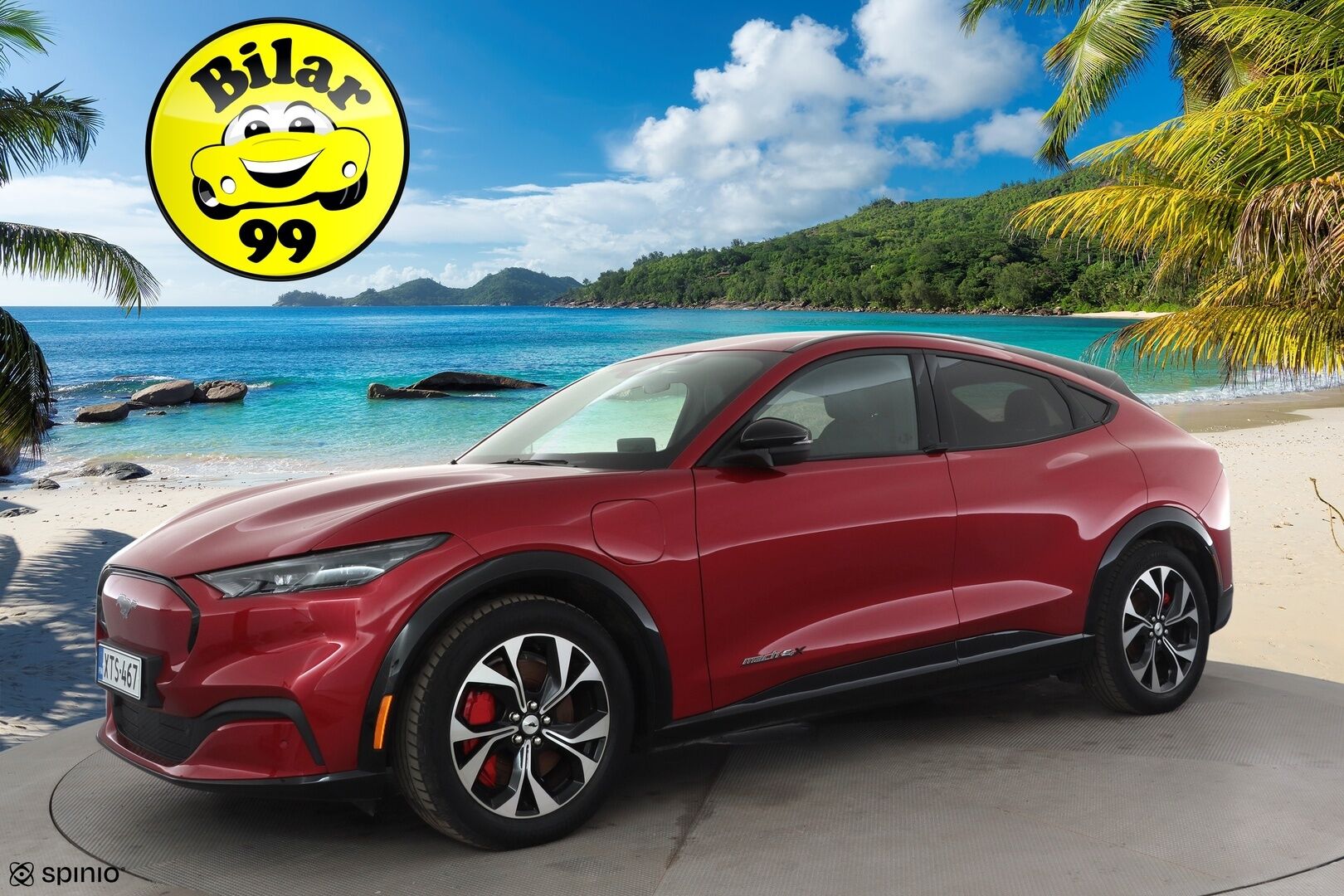 FORD MUSTANG MACH-E 2022 AWD 351 * Koukku / ACC / LED / Muistipenkki / P.Kamera / Kaistavahti / Navi / Keyless * - Merkkihuollot