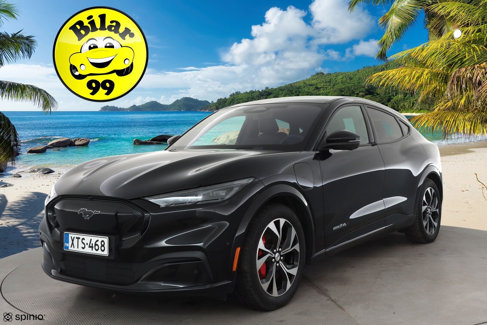 FORD MUSTANG MACH-E 2022 351hv AWD * Koukku / Lasikatto / ACC / 360° / B&O / Muistipenkki / Navi / Kaistavahti / Keyless * - 2x Latauskaapelit / Merkkihuollot