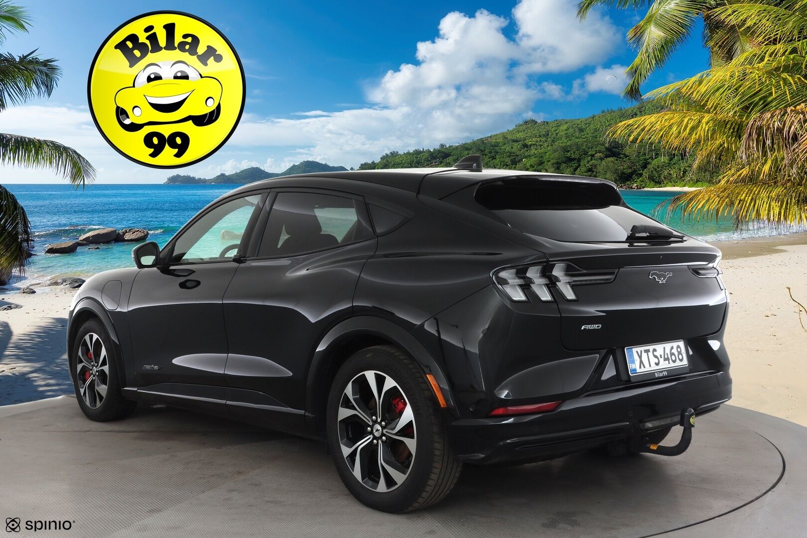 FORD MUSTANG MACH-E 2022 351hv AWD * Koukku / Lasikatto / ACC / 360° / B&O / Muistipenkki / Navi / Kaistavahti / Keyless * - 2x Latauskaapelit / Merkkihuollot