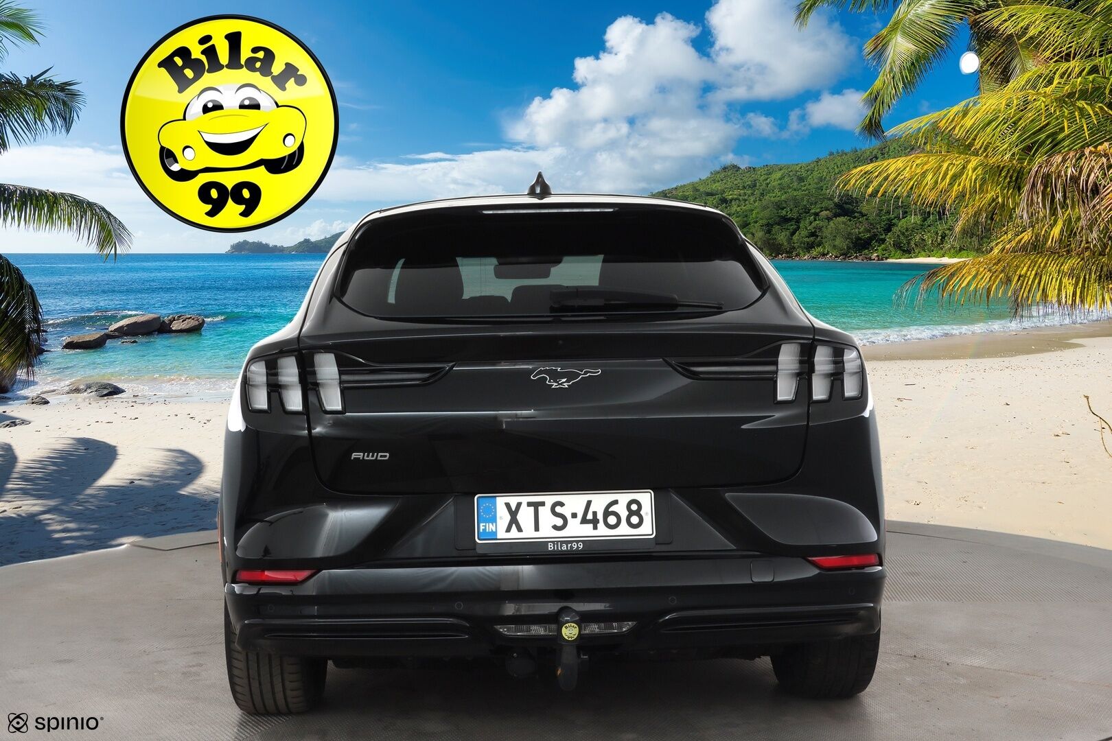 FORD MUSTANG MACH-E 2022 351hv AWD * Koukku / Lasikatto / ACC / 360° / B&O / Muistipenkki / Navi / Kaistavahti / Keyless * - 2x Latauskaapelit / Merkkihuollot