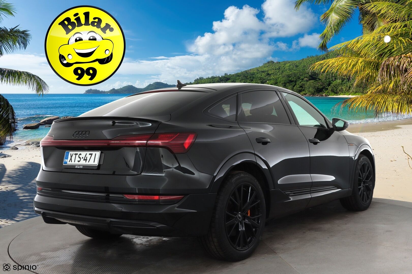 AUDI E-TRON 2023 Sportback Edition S line 55 quattro * Koukku / Panorama / B&O / ACC / LED / P.Kamera / Sportpenkit * - Merkkihuollot