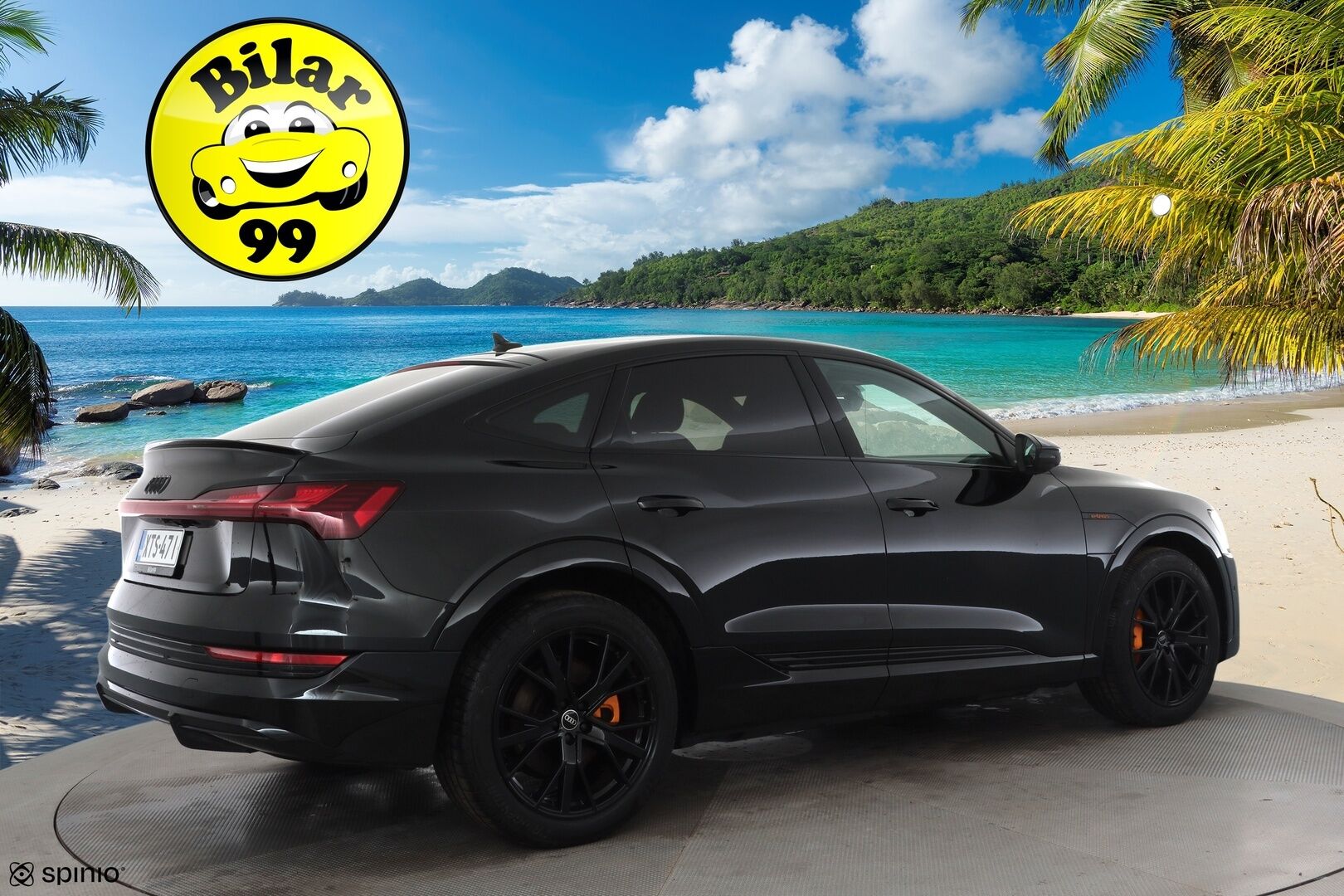 AUDI E-TRON 2023 Sportback Edition S line 55 quattro * Koukku / Panorama / B&O / ACC / LED / P.Kamera / Sportpenkit * - Merkkihuollot