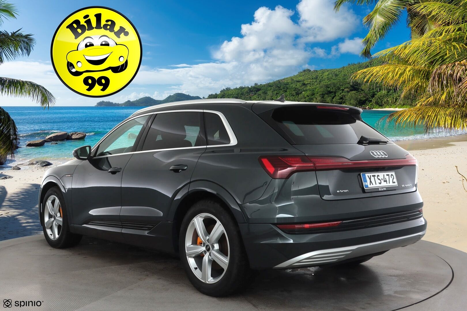 AUDI E-TRON 2023 Advanced 55 quattro * B&O / ACC / Matrix / P.Kamera / Lisälämmitin / Kaistavahti / Koukku / Keyless * - Merkkihuollot / Akku kuntotarkastettu / Kahdet renkaat aluvanteilla / 2x Latauskaapelit