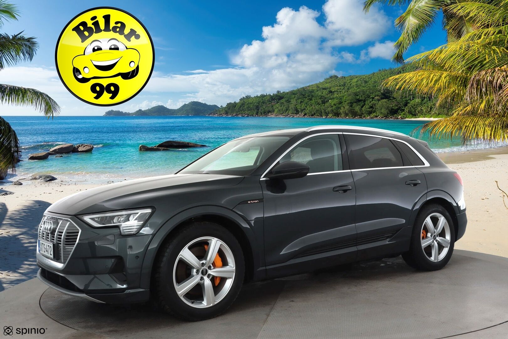 AUDI E-TRON 2023 Advanced 55 quattro * B&O / ACC / Matrix / P.Kamera / Lisälämmitin / Kaistavahti / Koukku / Keyless * - Merkkihuollot / Akku kuntotarkastettu / Kahdet renkaat aluvanteilla / 2x Latauskaapelit